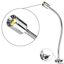 articulated led light for bedhead and chart table