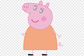 How old is daddy pig? Mummy Pig Illustration Mummy Pig Daddy Pig George Pig Peppa Pig Animals Fictional Character Png Pngegg