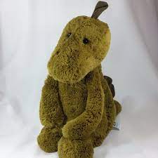 Jellycat Green Dragon Plush This Dragon Is Surely Unique And Rare His Fur Is Very Soft And He Is Stuffed Just Enough To Be P Pet Toys Doll Toys Vintage Plush