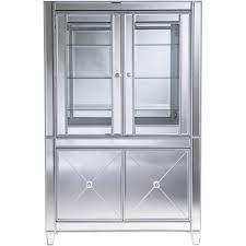 These cabinets are classically beautiful furniture pieces that are ideal for showcasing fine china (hence their name) or any other special pieces such as porcelain serving dishes or pitchers. Best Buy Sei Mirage Display Cabinet Matte Silver Mirror Cm9162