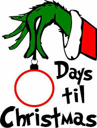 Grinch Picture Count Down Grinch Christmas Decorations Grinch Christmas Christmas Vinyl