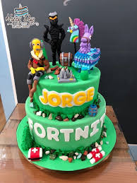 If you are worried that you can't pull this off, just use a pinata for a party decoration. Fortnite Cake Ideas