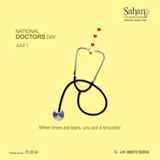 Creative national doctor\'s day greeting card stock vector. Sahan Creatives Posts Facebook