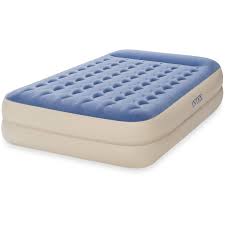 Intex 18 Dura Beam Standard Raised Pillow Rest Air Mattress Queen Walmart Com Air Mattress Air Bed Mattress