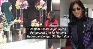 Sebelum berkahwin dengan datuk khalid mohammed jiwa, siti nurhaliza pernah digosipkan bercinta dengan zamani, anuar zain dan dr fazley yaakob. Video Zamani Secara Jujur Jawab Pertanyaan Che Ta Tentang Hubungan Dengan Siti Nurhaliza Penmerahpress