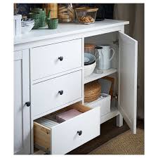 Hemnes Buffet Teinte Blanc 157x88 Cm Ikea Ikea Hemnes Hemnes Meubles De Rangement