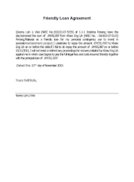(a) the lender is not a habitual money lender or running a business of money lending which requires some sort of continuity or repetition of similar transaction (see ngui mui khin v gillespie bros 1980 2 mlj 9 ) ) (federal court) ; 29 Simple Family Loan Agreement Templates 100 Free