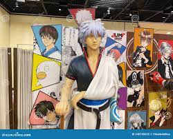 Gintoki Sakata Statue Figure from Anime and Manga Gintama in Jump Shop  Editorial Image - Image of sell, product: 240745625