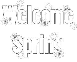 Welcome Spring Coloring Pages Free Spring Coloring Pages Coloring Pages Free Coloring Pages