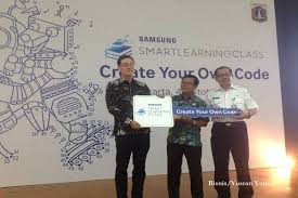Foto guru smanu mht 2020. Samsung Operasikan Smart Learning Class Di Sma Unggulan Mh Thamrin Kabar24 Bisnis Com