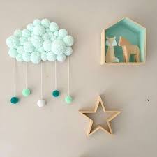 Baby room decoration ideas you will love. 27tapetenideenkinderzimmer Babyzimmer Dekoideenkinderzimmer Dekokinderzimmer Diykinderzimmer Einrichten Pom Pom Crafts Diy Baby Stuff Diy And Crafts
