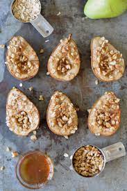 Spiced Baked Pears Recipe In 2021 Baked Pears Pear Recipes Fruit Recipes