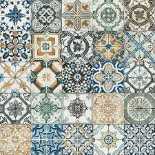 Nikea Mix Pattern Tile Set By Yurtbay 20x20 Cm Ceramic Planet Tile Patterns Fancy Tile Tiles