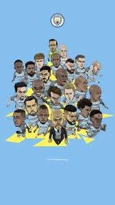 Select your favorite images and download them for use as wallpaper for your desktop or phone. Manchester City Full Squad Fan Art For Mobile Wallpaper Futbolnye Kartinki Manchester Siti Futbol