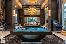Designed By Faulkner Design Group Gameroom Amenity Billiards Faulknerdesigngroup Interiordesign Multifa Entertainment Room Design Game Room Design Design