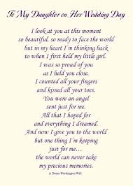 Image Result For Gifts From A Mother To Her Daughter On Her Wedding Day Daughter Poems Daughter Wedding Gifts Mother Poems From Daughter