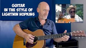Lightnin Hopkins Style Baby Please Don T Go Intro Acoustic Blues Guitar Lesson Open G Tuning