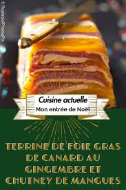 Terrine De Foie Gras De Canard Au Gingembre Et Chutney De Mangues Recettes Recette Terrine De Foie Gras Chutney Mangue Recette De Terrine