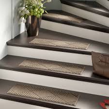 Stair treads collection grey 8 inch x 30 inch indoor skid slip resistant carpet stair treads set of 13: Gray Stair Tread Rugs You Ll Love In 2021 Wayfair