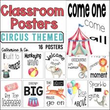 Everything you need to decorate your classroom and motivate your students: Circus Themed Classrooms Worksheets Teaching Resources Tpt