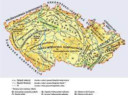Z hlediska geomorfologického členění je česko velmi rozmanitým teritoriem; Geomorfologicke Celky Cr Oblasti A Podcelky Outdoor Web Treking Cz