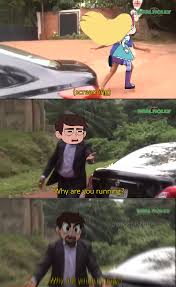 Why Are You Running Star Why Are You Running Star Vs The Forces Of Evil Know Your Meme