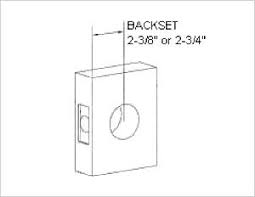 Tubular contractor privacy interior passage lock latch. Determine The Backset Of Your Door