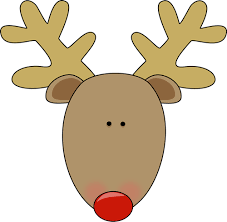 Cute Reindeer Head Clip Art Cute Reindeer Head Image Christmas Activities For Kids Reindeer Head Clip Art