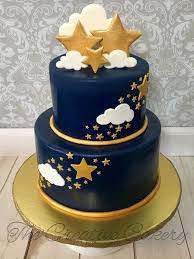 Twinkle Twinkle Little Star Baby Shower Cake This Cake Was Part Of A Large Desse Baby Shower Cake Decorations Baby Shower Cakes For Boys Baby Shower Cake Table