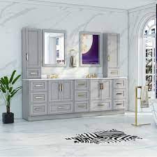 Flow Floor Mount 90 Double Sink Vanity