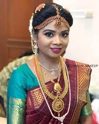 Bride Bhuvana Wedding Reception Chennai Makeup Airbrush Temptuairbrush Tnagar Tamilnadu Hairstyle Mua Chenna Bridal Makeup Bridal Temptu Airbrush