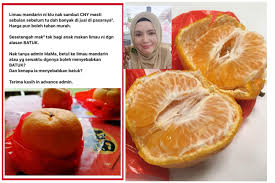 Tahun baru cina diraikan dengan jamuan yee sang dan kuih bakul. Makan Limau Mandarin Batuk Rendam Guna Air Garam Baking Soda Dr Fatimah Salim