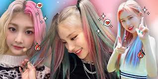 Intip Inspirasi Warna Rambut Rainbow ala Artis Korea