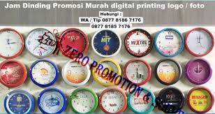 Jam Dinding Promosi Murah Digital Printing Logo Foto Jam Dinding Dinding Jam