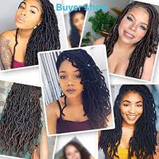 Short dreadlocks for guys and ladies in kenya: Buy 7 Packs New Soft Locs Crochet Hair 18 Inch New Faux Locs Crochet Hair Pre Looped Synthetic Braiding Hair For Black Women 18 Inch 1b Online In South Africa B08by6f4j4