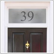 Riesenauswahl an werkzeug und baumaterial. House Number Sticker T1 Abode Window Films