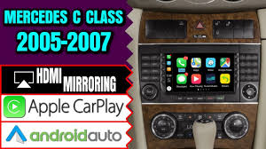 Mercedes Benz W203 C Class 2005 2007 Navtool Video Interface Apple Smartphone Mirroring Carplay Youtube