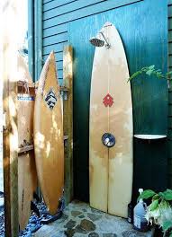 Casa Tres Chic Outdoor Shower Surfboard Used Surfboards