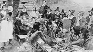 Our national holiday really stems from the feast held in the autumn of 1621 by the pilgrims and the wampanoag to celebrate the colony's first successful harvest. Who Was At The First Thanksgiving History