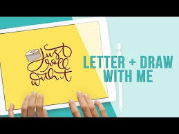 This Week I M Going To Do A Bit Of An Update With Tips And Suggestions For Procreate While I Draw And Letter I M Creating This Cute Just Lettering Draw Pixel