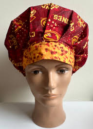 Cyclones Bouffant Scrub Hat