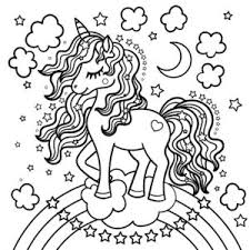 Une licorne est une créature imaginaire, mythique et généralement blanc comme un cheval représenté généralement avec une seule corne souvent en spirale poussant de l'avant de la tête. Coloriage Licorne 100 Dessins De Licorne Gratuits A Imprimer Et Colorier