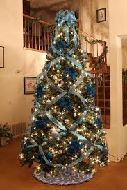 Great savings & free delivery / collection on many items. Blue And Silver Elegant Christmas Tree With A Little Disney Christmas Decorations Beautiful Christmas Christmas Holidays