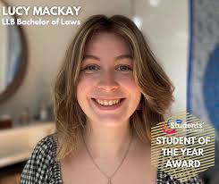 Congrats to GCU Students' Association Star Awards 'Student Of The Year  2021' Winner Lucy Mackay 👏🌟 We asked Lucy how it felt to receive her  award and about her work with GCU