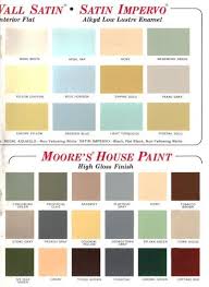 60 Colors From Benjamin Moores 1969 Paint Palette Gold