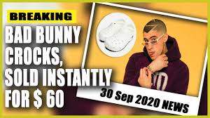 The bad bunny x crocs 'glow up' classic clog sold out quickly but plenty of pairs are available on stockx, ebay and goat. Bad Bunny Crocs Sold In Just A Few Minutes For 60 Youtube