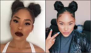With all things '90s coming back in vogue, double bun and pigtail hairstyles are an ultra trendy choice. Hairstyles For Black Girls Two Buns Hairstyles Ideas 2020