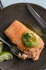 Salmon With Lime Herb Butter Herb Butter Cooking Salmon Recipes