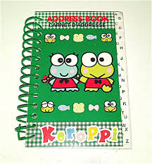 KEROPPI Frog 2000 Sanrio Japan Pocket Address Book Mint - Etsy