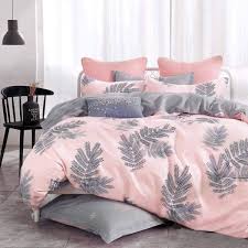 Shop items you love at overstock, with free shipping on everything* and easy returns. Amazon Com Nanko Coral Leaf Duvet Cover Queen Sets Size 3pc 90x90 Inch Lightweight Microfiber Down Comforter Quilt Bedding Cover With Zipper Ties For Women Chambray Pink Home Kitchen